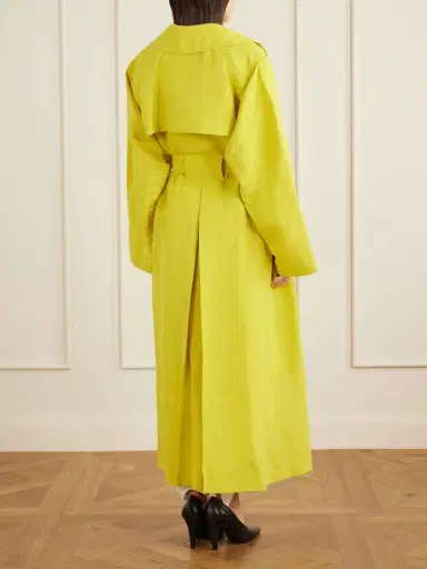 Alaïa Belted Paper-blend Trench Coat | Thumbnail 4