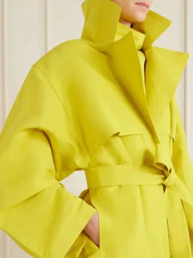 Alaïa Belted Paper-blend Trench Coat | Thumbnail 5