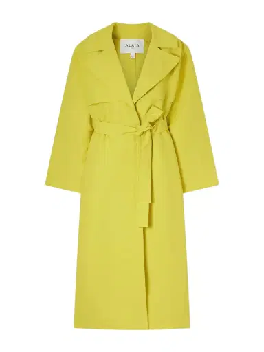 Alaïa Belted Paper-blend Trench Coat | Thumbnail 1