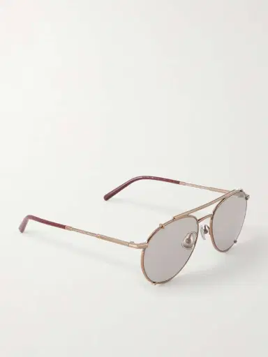 Brunello Cucinelli Aviator-style Titanium Sunglasses | Thumbnail 3 Brunello Cucinelli Aviator-style Titanium Sunglasses | Thumbnail 3