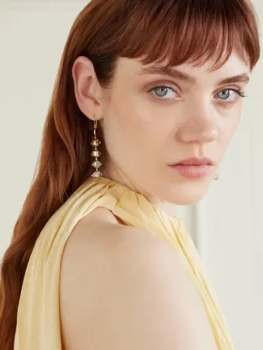 Melissa Joy Manning 14-karat Gold Multi-stone Earrings | Thumbnail 2 Melissa Joy Manning 14-karat Gold Multi-stone Earrings | Thumbnail 2