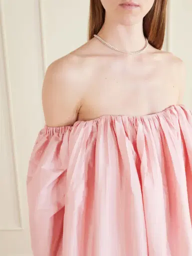 Abadia Eleanor Off-the-shoulder Taffeta Gown | Thumbnail 4