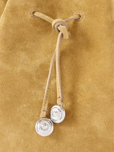 Liffner Charm Suede Drawstring Shoulder Bag | Thumbnail 5 Liffner Charm Suede Drawstring Shoulder Bag | Thumbnail 5