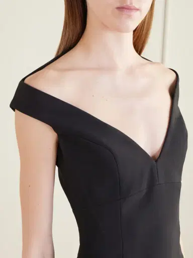 Solace London Monica Crepe Midi Dress | Thumbnail 4 Solace London Monica Crepe Midi Dress | Thumbnail 4
