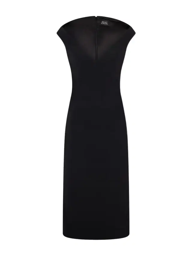 Solace London Monica Crepe Midi Dress
