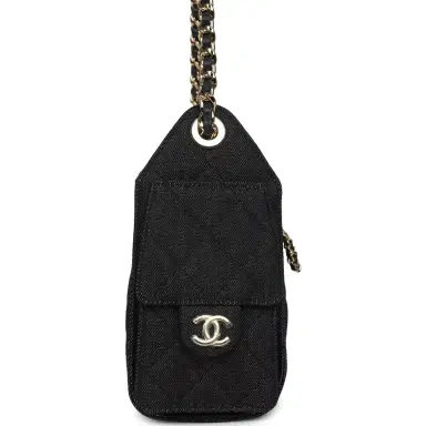 Chanel Chanel Mini 25 Hobo Bag Dark Blue Denim Light Gold Hardware | Thumbnail 3 Chanel Chanel Mini 25 Hobo Bag Dark Blue Denim Light Gold Hardware | Thumbnail 3