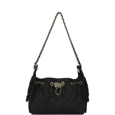 Chanel Chanel Mini 25 Hobo Bag Dark Blue Denim Light Gold Hardware | Thumbnail 7 Chanel Chanel Mini 25 Hobo Bag Dark Blue Denim Light Gold Hardware | Thumbnail 7