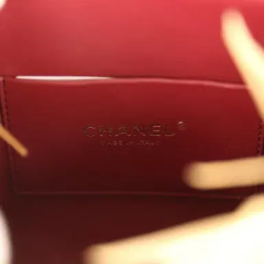 Chanel Chanel Small CC Shopping Bag Beige Braided Raffia Gold Hardware | Thumbnail 10