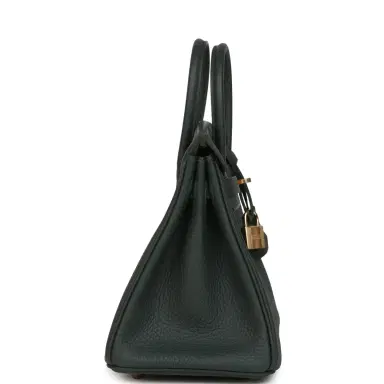 HERMÈS Hermes Birkin 25 Vert Mangrove Togo Permabrass Hardware | Thumbnail 3 HERMÈS Hermes Birkin 25 Vert Mangrove Togo Permabrass Hardware | Thumbnail 3