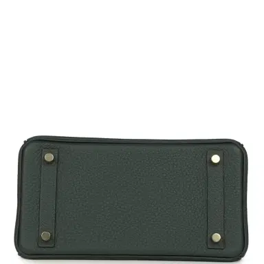 HERMÈS Hermes Birkin 25 Vert Mangrove Togo Permabrass Hardware | Thumbnail 6 HERMÈS Hermes Birkin 25 Vert Mangrove Togo Permabrass Hardware | Thumbnail 6