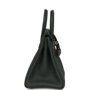 HERMÈS Hermes Birkin 25 Vert Mangrove Togo Permabrass Hardware | Thumbnail 3 HERMÈS Hermes Birkin 25 Vert Mangrove Togo Permabrass Hardware | Thumbnail 3