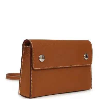 HERMÈS Hermes Hermesnap Wallet Gold Epsom Palladium Hardware | Thumbnail 2