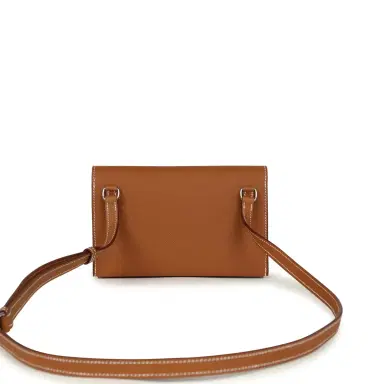 HERMÈS Hermes Hermesnap Wallet Gold Epsom Palladium Hardware | Thumbnail 6