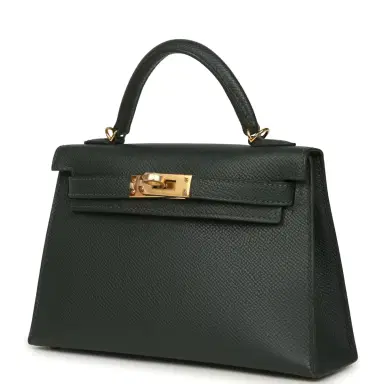HERMÈS Hermes Kelly Sellier 20 Vert Mangrove Epsom Gold Hardware | Thumbnail 5 HERMÈS Hermes Kelly Sellier 20 Vert Mangrove Epsom Gold Hardware | Thumbnail 5