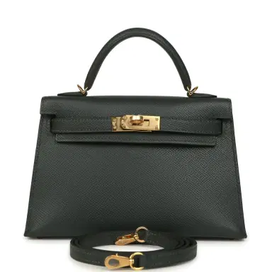 HERMÈS Hermes Kelly Sellier 20 Vert Mangrove Epsom Gold Hardware | Thumbnail 1 HERMÈS Hermes Kelly Sellier 20 Vert Mangrove Epsom Gold Hardware | Thumbnail 1