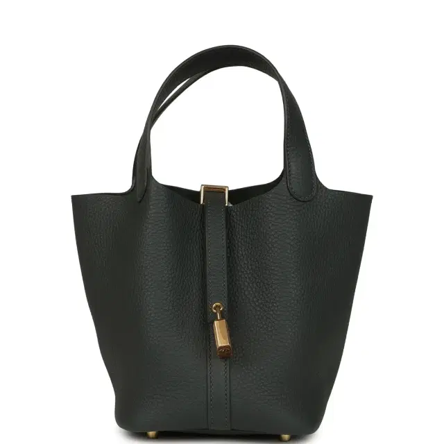 hermes Hermes Picotin Lock 18 Vert Mangrove Clemence Gold Hardware