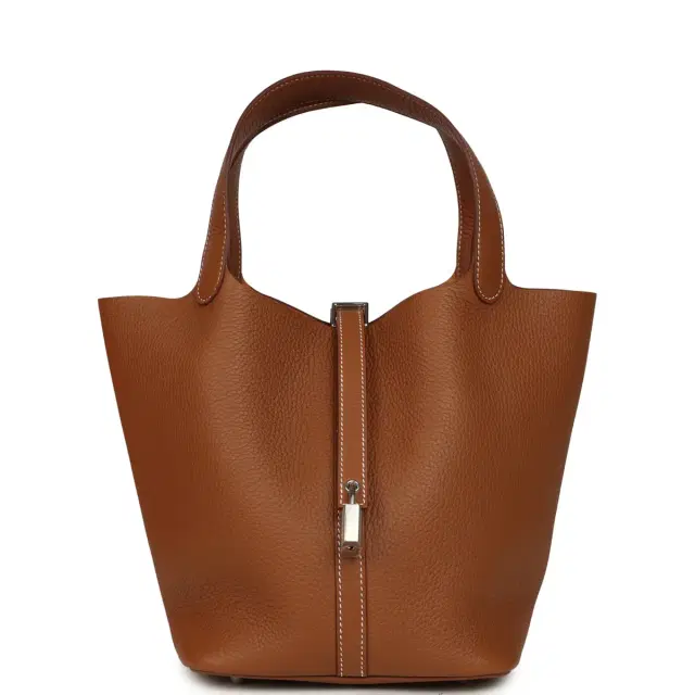 hermes Hermes Picotin Lock 22 Gold Clemence Palladium Hardware
