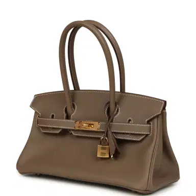 HERMÈS Hermes Shoulder Birkin Light 29 Etoupe Evercolor Gold Hardware | Thumbnail 5 HERMÈS Hermes Shoulder Birkin Light 29 Etoupe Evercolor Gold Hardware | Thumbnail 5