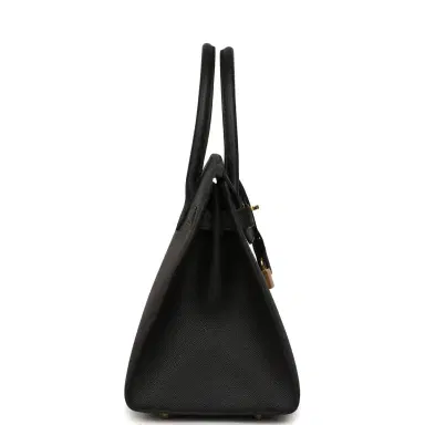 HERMÈS Pre-owned Hermes Birkin Sellier 30 Black Epsom Gold Hardware | Thumbnail 3 HERMÈS Pre-owned Hermes Birkin Sellier 30 Black Epsom Gold Hardware | Thumbnail 3