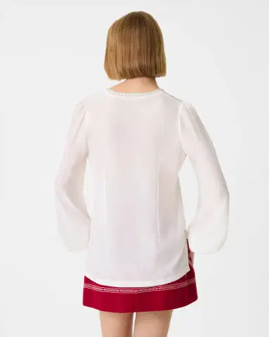Emporio Sirenuse Vera Shirt with Ballerina Embroidery | Thumbnail 12