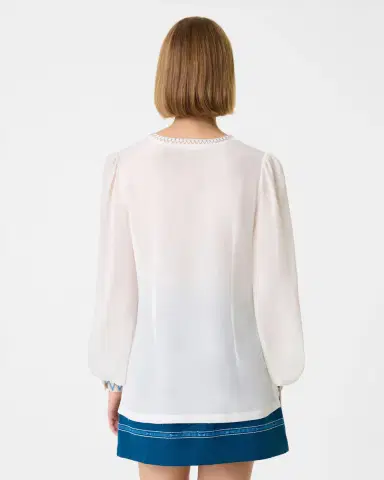 Emporio Sirenuse Vera Shirt with Ballerina Embroidery | Thumbnail 5