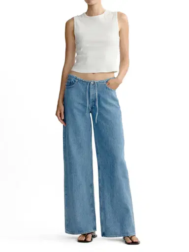 DL1961 Sienna Low-Slung Wide Leg Jeans | Thumbnail 2