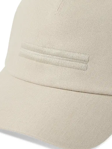 Zegna Men's Oasi Lino Baseball Cap - Ivory - Size XL | Thumbnail 2 Zegna Men's Oasi Lino Baseball Cap - Ivory - Size XL | Thumbnail 2