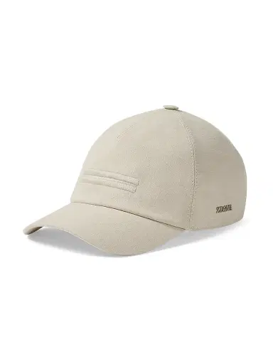 Zegna Men's Oasi Lino Baseball Cap - Ivory - Size XL | Thumbnail 1 Zegna Men's Oasi Lino Baseball Cap - Ivory - Size XL | Thumbnail 1