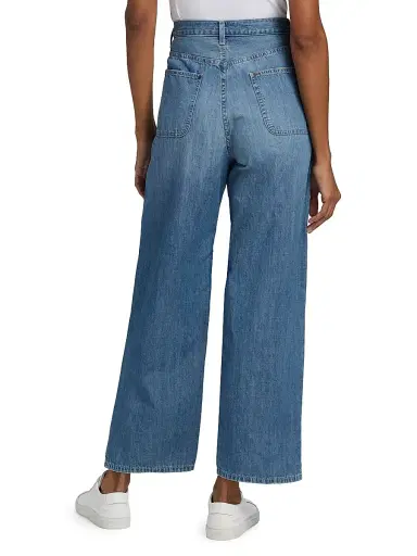 Nili Lotan Women's Whitney Wide-Leg Ankle Jeans - Delancey Wash - Size 31 | Thumbnail 5 Nili Lotan Women's Whitney Wide-Leg Ankle Jeans - Delancey Wash - Size 31 | Thumbnail 5