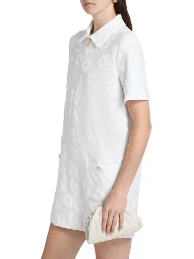 Lilly Pulitzer Women's Brayton Embroidered Towel Terry Cover-Up Dress - Resort White - Size XL | Thumbnail 4