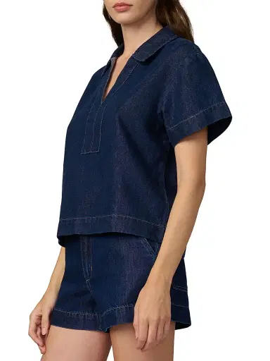 Joe's Jeans Women's The Lillian Denim Shirt - Honor - Size XS | Thumbnail 4 Joe's Jeans Women's The Lillian Denim Shirt - Honor - Size XS | Thumbnail 4