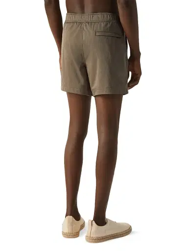 Zegna Men's 232 Road Brand Mark Rio Swim Trunks - Dark Taupe - Size XL | Thumbnail 3 Zegna Men's 232 Road Brand Mark Rio Swim Trunks - Dark Taupe - Size XL | Thumbnail 3