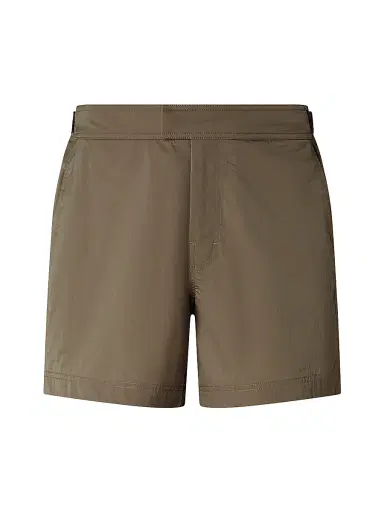 Zegna Men's 232 Road Brand Mark Rio Swim Trunks - Dark Taupe - Size XL | Thumbnail 1 Zegna Men's 232 Road Brand Mark Rio Swim Trunks - Dark Taupe - Size XL | Thumbnail 1