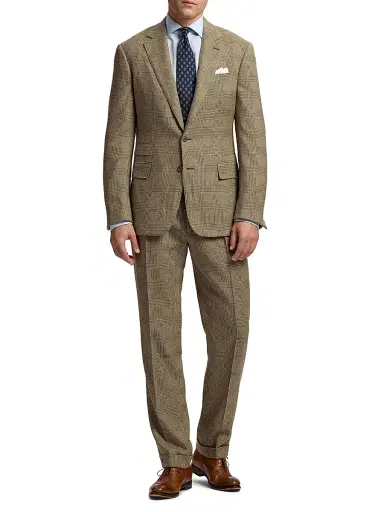 Ralph Lauren Purple Label Men's Linked-Diamonds Cashmere-Silk Tie - Navy | Thumbnail 5 Ralph Lauren Purple Label Men's Linked-Diamonds Cashmere-Silk Tie - Navy | Thumbnail 5