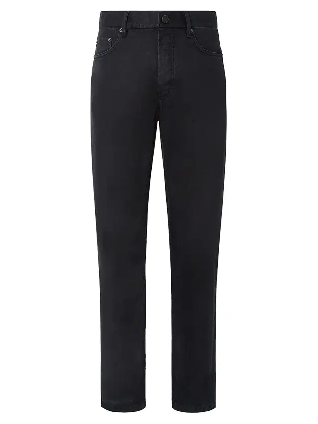 ZEGNA Men's Stretch Cotton and Linen Roccia Jeans - Navy Blue