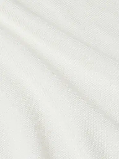 ZEGNA Men's Cotton and Silk Polo Shirt - White | Thumbnail 5 ZEGNA Men's Cotton and Silk Polo Shirt - White | Thumbnail 5
