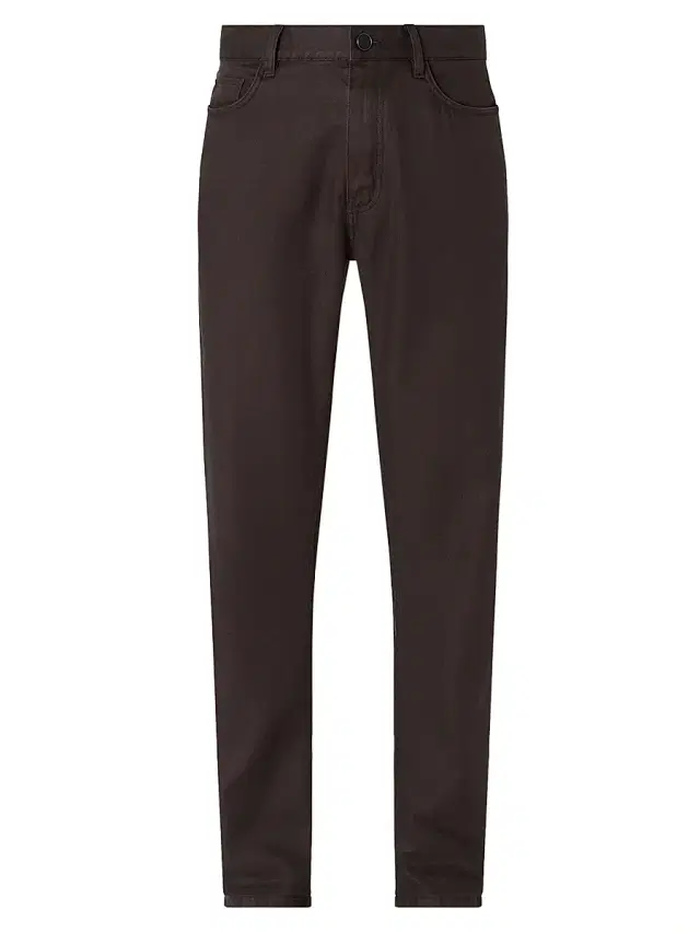 ZEGNA Men's Stretch Cotton and Linen Roccia Pants - Dark Brown