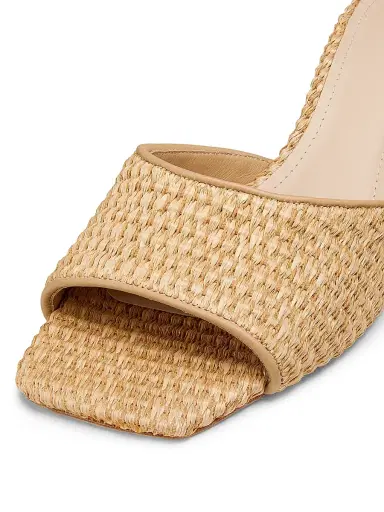 22élevé Women's 55MM Raffia Mules | Thumbnail 5 22élevé Women's 55MM Raffia Mules | Thumbnail 5