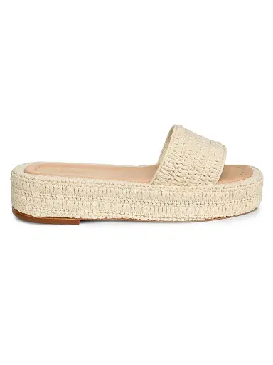 22élevé Women's Crochet Platform Sandals - White Crochet - Size 12 | Thumbnail 1