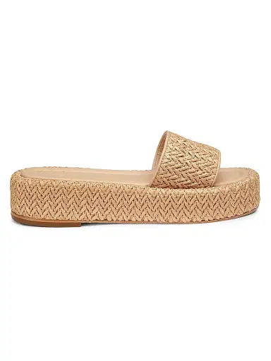 22élevé Women's Raffia Platform Sandals - Natural Raffia - Size 12 | Thumbnail 1 22élevé Women's Raffia Platform Sandals - Natural Raffia - Size 12 | Thumbnail 1
