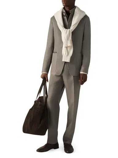 Zegna Men's Oasi Lino II Conte Jacket | Thumbnail 5 Zegna Men's Oasi Lino II Conte Jacket | Thumbnail 5