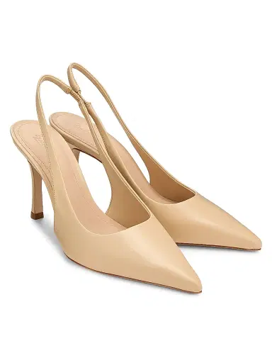 22élevé Women's 90MM Leather Slingback Pumps - Spumante Nappa - Size 12 | Thumbnail 2