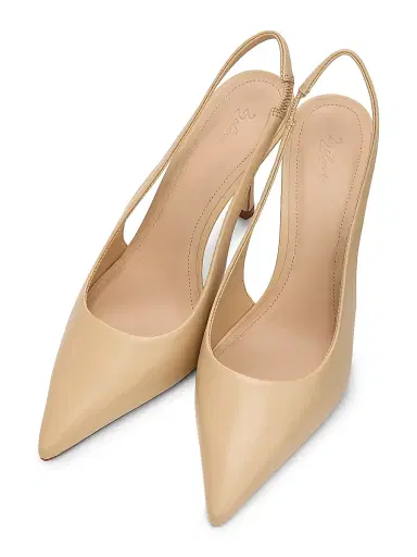 22élevé Women's 90MM Leather Slingback Pumps - Spumante Nappa - Size 12 | Thumbnail 4