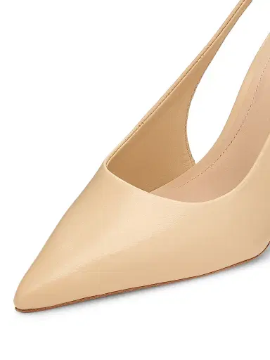 22élevé Women's 90MM Leather Slingback Pumps - Spumante Nappa - Size 12 | Thumbnail 5
