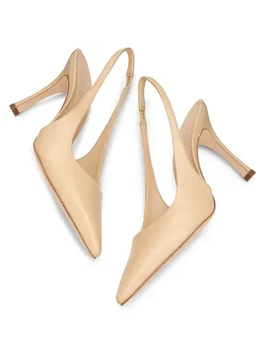 22élevé Women's 90MM Leather Slingback Pumps - Spumante Nappa - Size 12 | Thumbnail 6