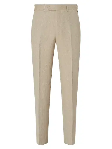 Zegna Men's Oasi Lino Pants - Light Taupe - Size 40 | Thumbnail 1 Zegna Men's Oasi Lino Pants - Light Taupe - Size 40 | Thumbnail 1
