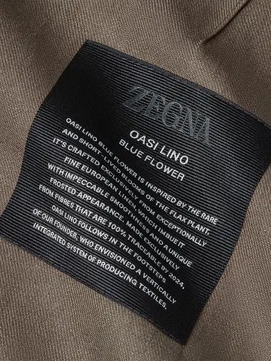 ZEGNA Men's Oasi Lino Flower Jacket - Dark Taupe | Thumbnail 4 ZEGNA Men's Oasi Lino Flower Jacket - Dark Taupe | Thumbnail 4