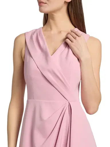 Kay Unger Women's Fiona Stretch Crepe Walk-Through Jumpsuit | Thumbnail 6 Kay Unger Women's Fiona Stretch Crepe Walk-Through Jumpsuit | Thumbnail 6