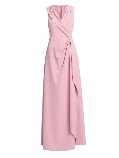 Kay Unger Women's Fiona Stretch Crepe Walk-Through Jumpsuit | Thumbnail 1 Kay Unger Women's Fiona Stretch Crepe Walk-Through Jumpsuit | Thumbnail 1