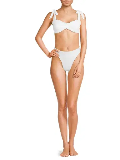 BEACH RIOT Women's Amarie Eyelet Bikini Bottom - White - Size Medium | Thumbnail 2 BEACH RIOT Women's Amarie Eyelet Bikini Bottom - White - Size Medium | Thumbnail 2